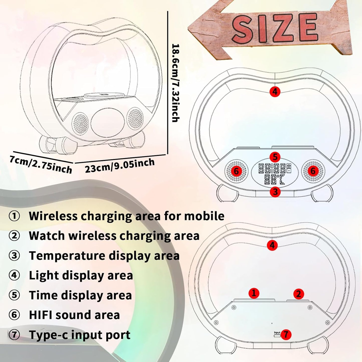 6-in-1 Smart LED Ambience Lamp