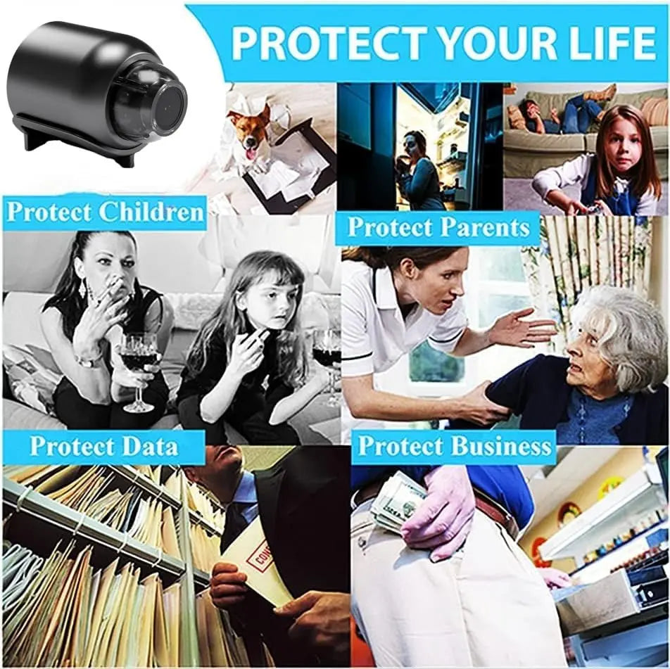 1080P HD X5 Mini WiFi Camera | Portable Surveillance Camera