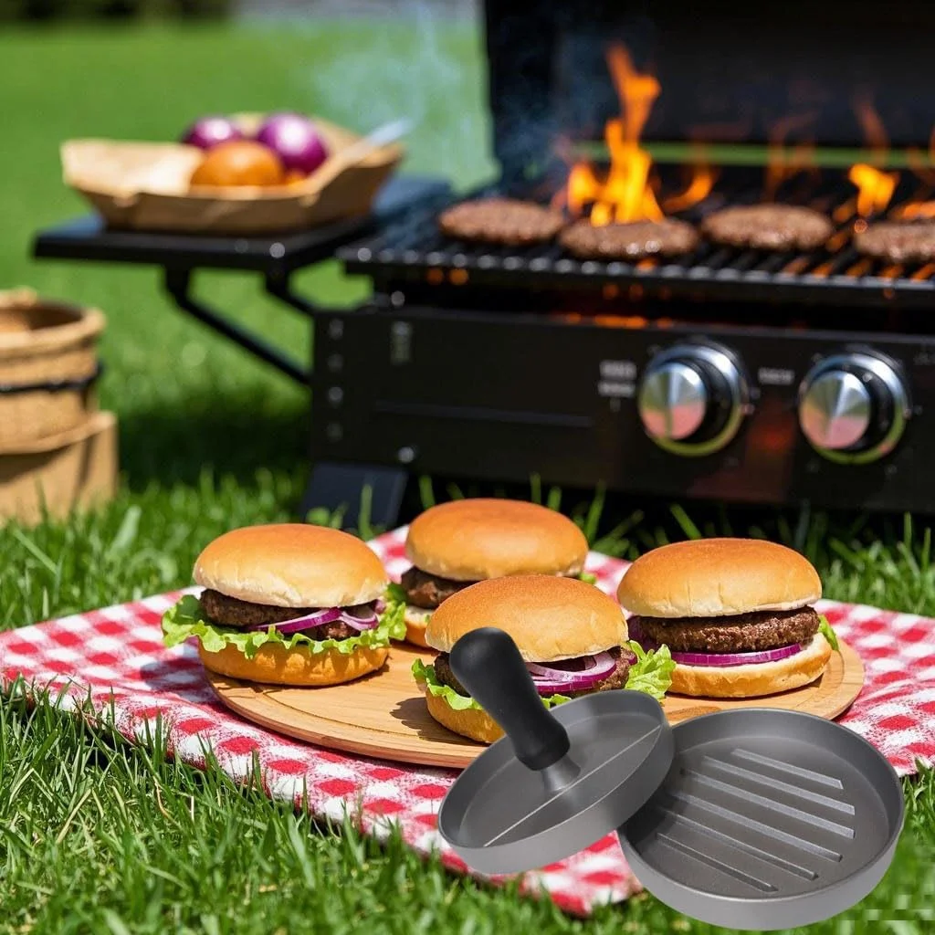 Aluminum Burger Press | Perfect Patty Maker Tool