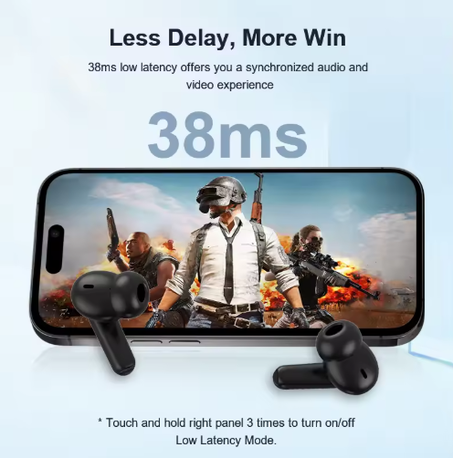 Buas 4S Pro – Immersive Wireless Earbuds for Music & Calls!