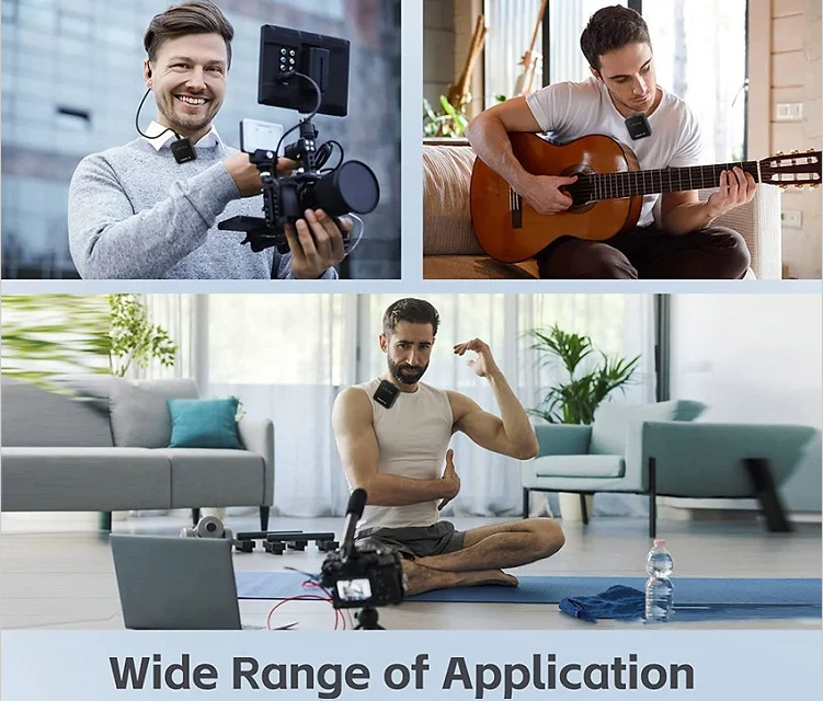 Mini Wireless Lavalier Microphone