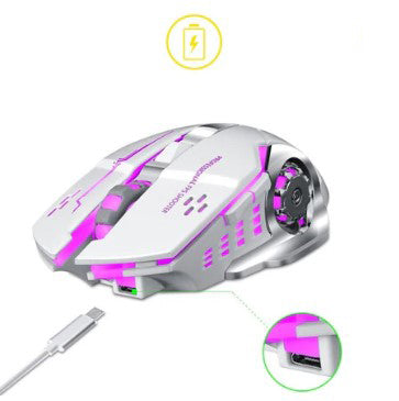 Game Optical Mouse USB Silent Light