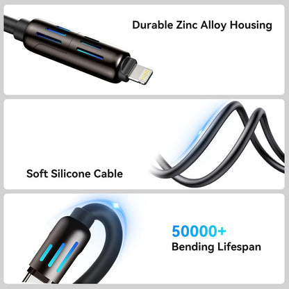 Type-C 4-in-1 Multi USB Charging Cable
