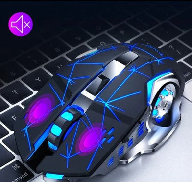 Game Optical Mouse USB Silent Light