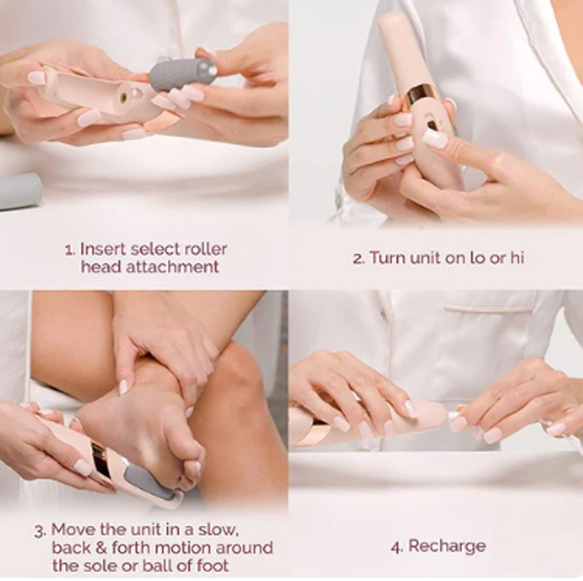 Electric Pedicure Foot File Callus Remover