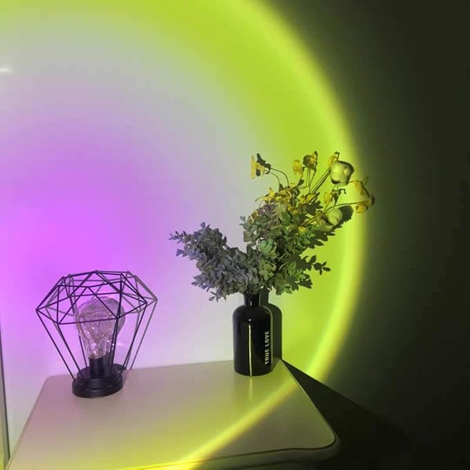Sunset Lamp Q-08 | Remote-Controlled LED Mood Lamp for Warm Home Atmosphere