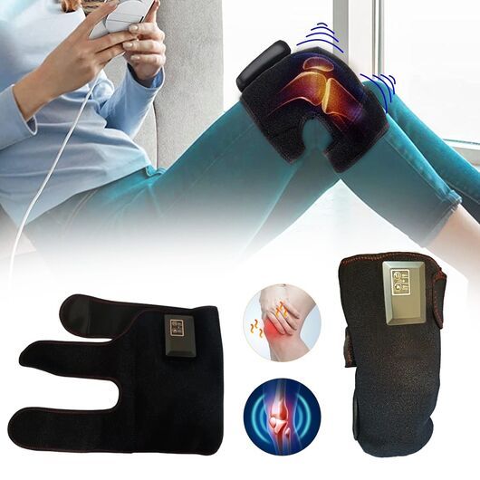 Rechargeable Knee Massager – Heat Therapy & Vibration for Pain Relief