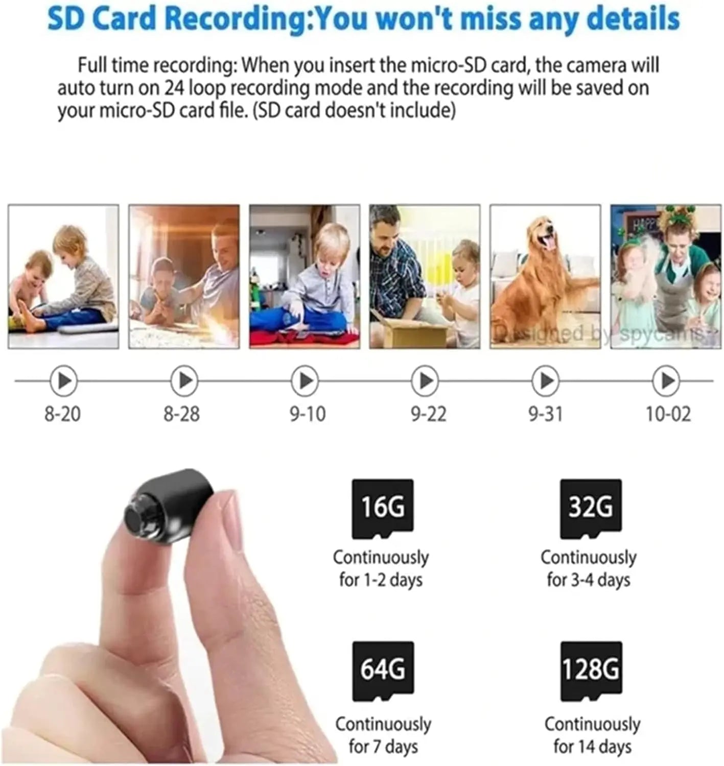 1080P HD X5 Mini WiFi Camera | Portable Surveillance Camera