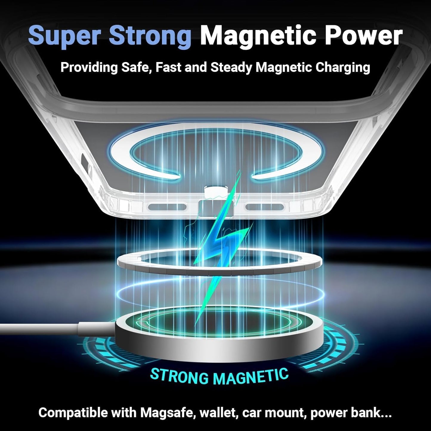 Phone 17 Pro Max Transparent MagSafe Case
