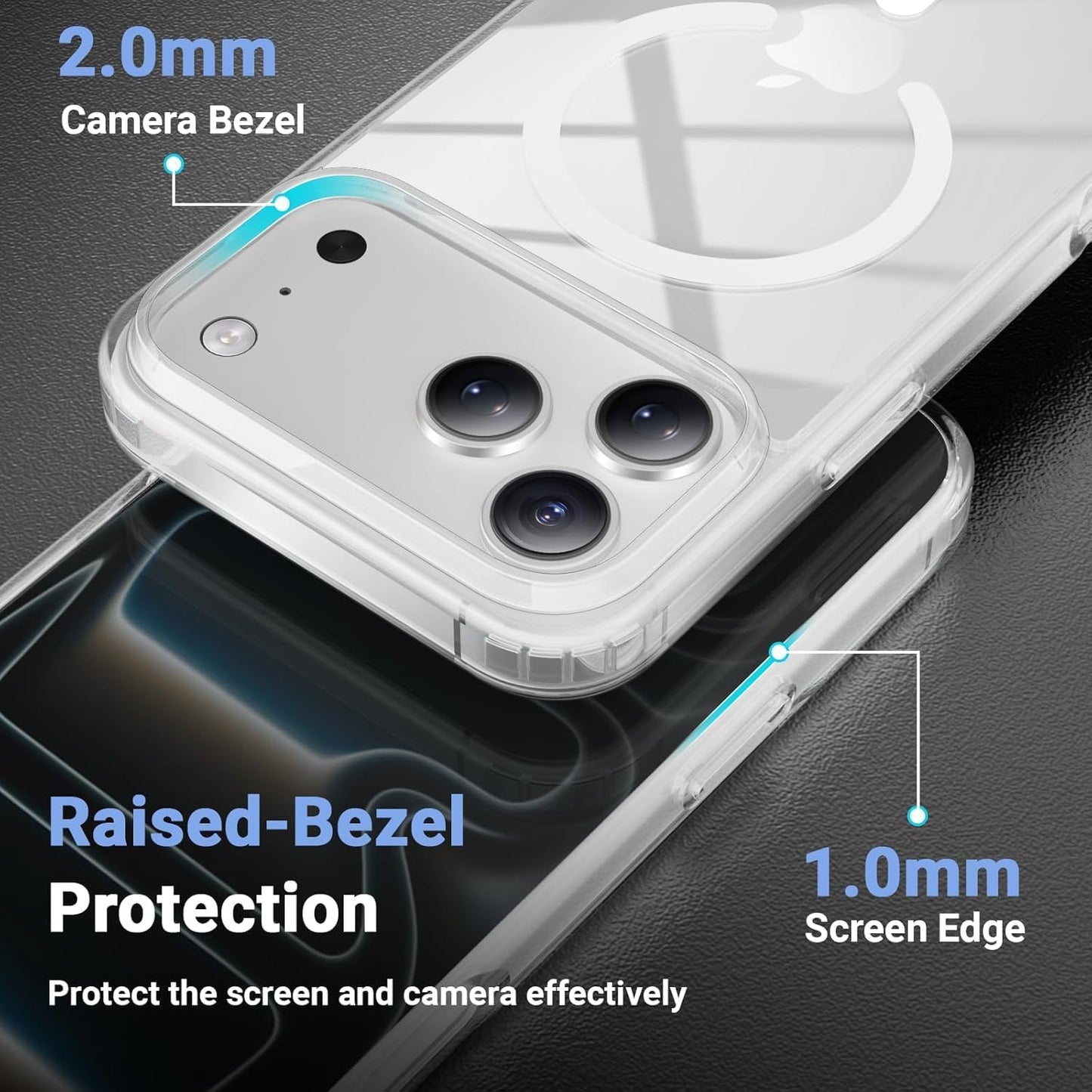 Phone 17 Pro Max Transparent MagSafe Case
