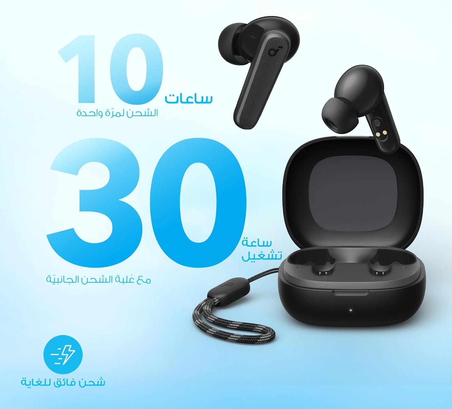 Bluetooth Earphones, 10mm Drivers with Big Bass True Wireless Earbuds