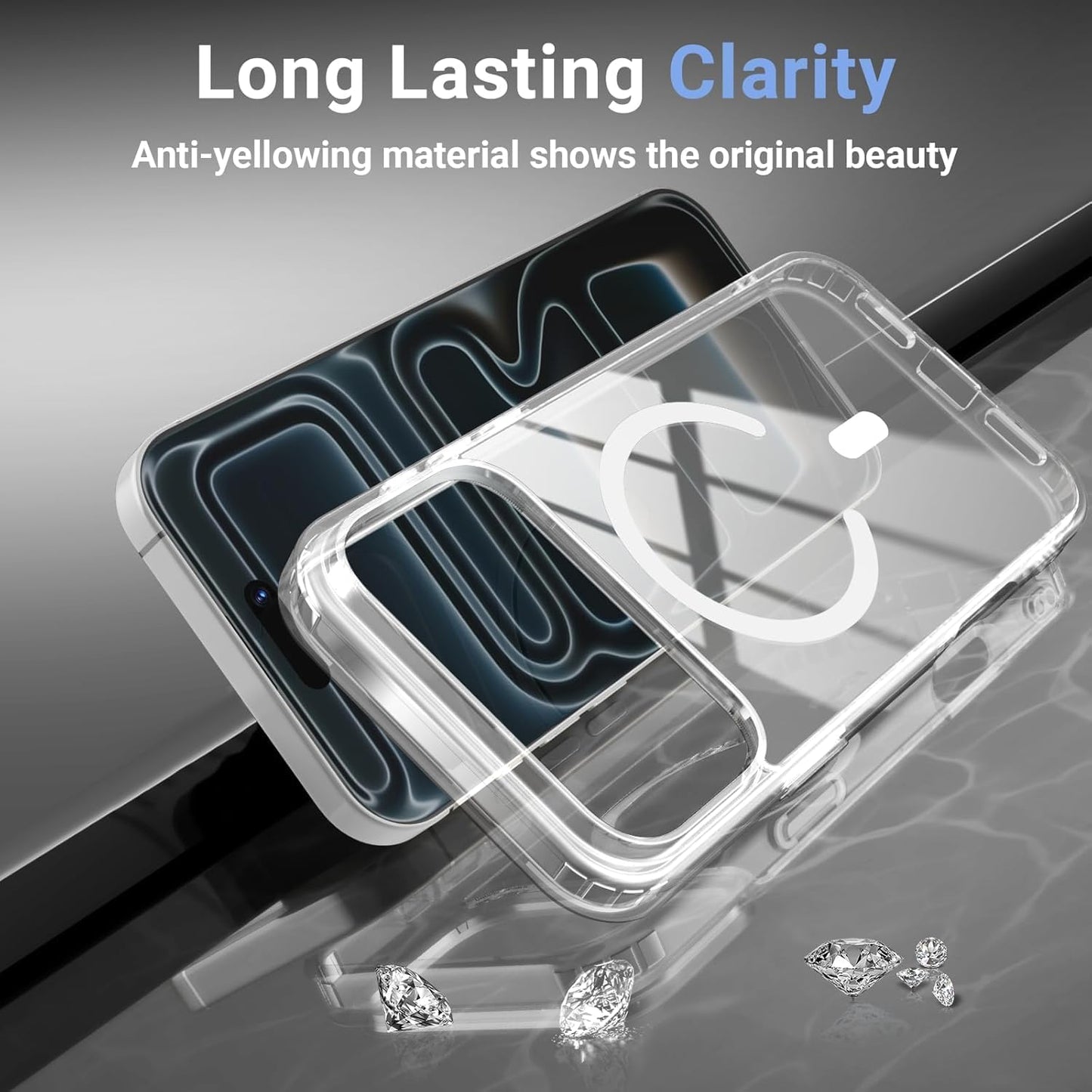 Phone 17 Pro Max Transparent MagSafe Case