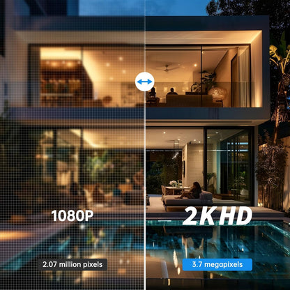 Outdoor Security Camera with LED Lights