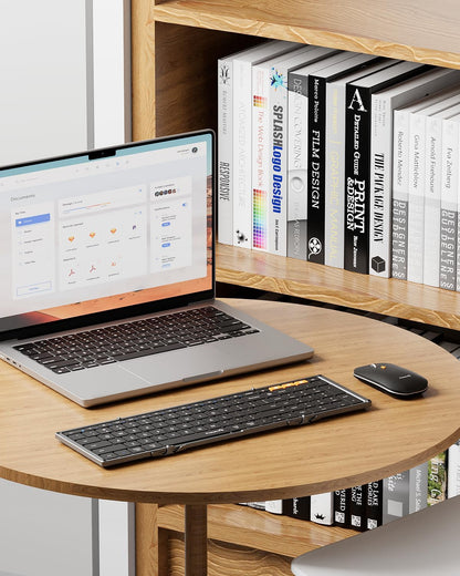Foldable Wireless Bluetooth Keyboard