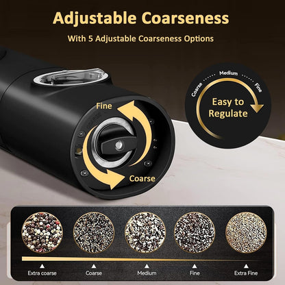 Rechargeable Electric Pepper And Salt Grinder