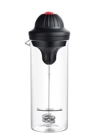 Electric Milk Frother – Creamy Latte Maker & Beverage Mixing Cup