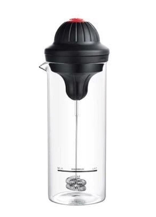 Electric Milk Frother – Creamy Latte Maker & Beverage Mixing Cup