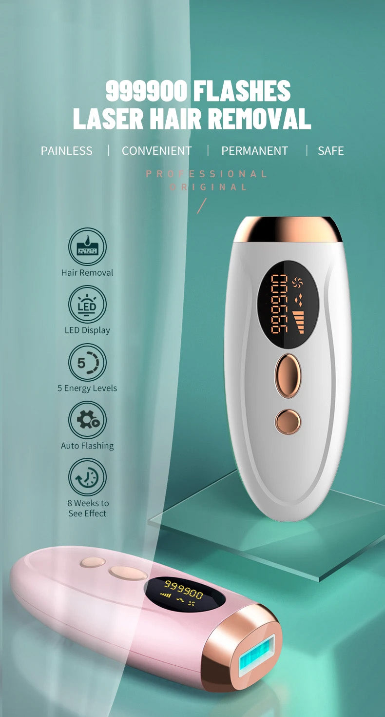2-in-1 IPL Hair Removal & Photon Rejuvenation (Available in White and Green Color)