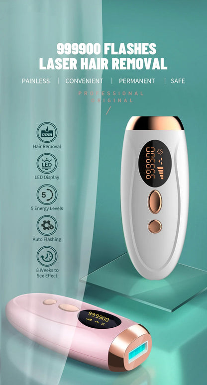 2-in-1 IPL Hair Removal & Photon Rejuvenation (Available in White and Green Color)