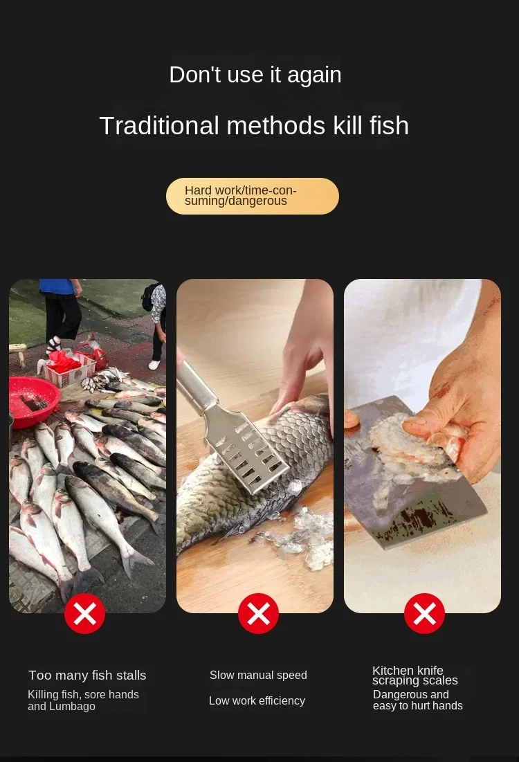 USB Rechargeable Fish Scale Remover