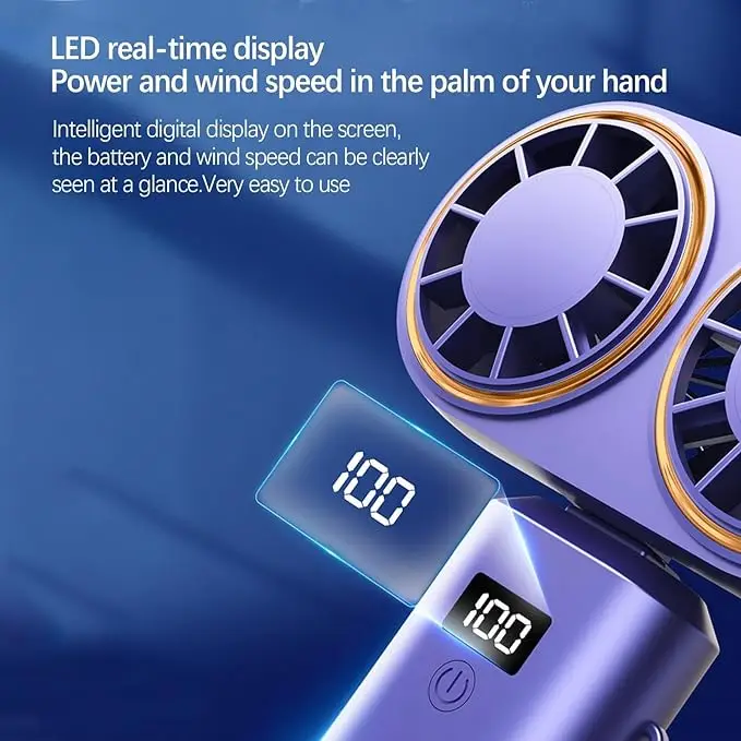 Portable Hurricane Handheld Fan