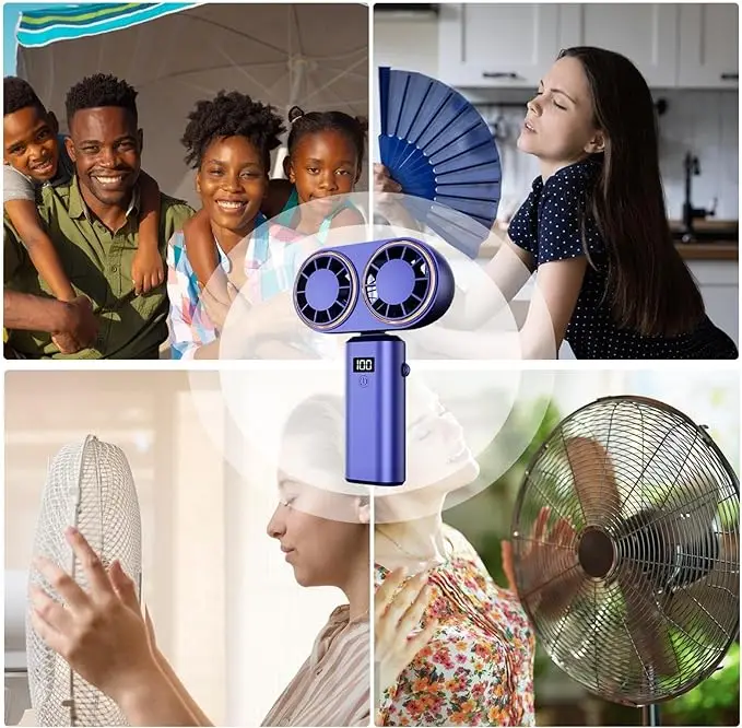 Portable Hurricane Handheld Fan
