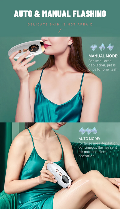 2-in-1 IPL Hair Removal & Photon Rejuvenation (Available in White and Green Color)