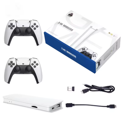 2.4G Wireless Game Console – Retro Games, Dual Controllers & HD Streaming