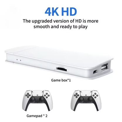 2.4G Wireless Game Console – Retro Games, Dual Controllers & HD Streaming