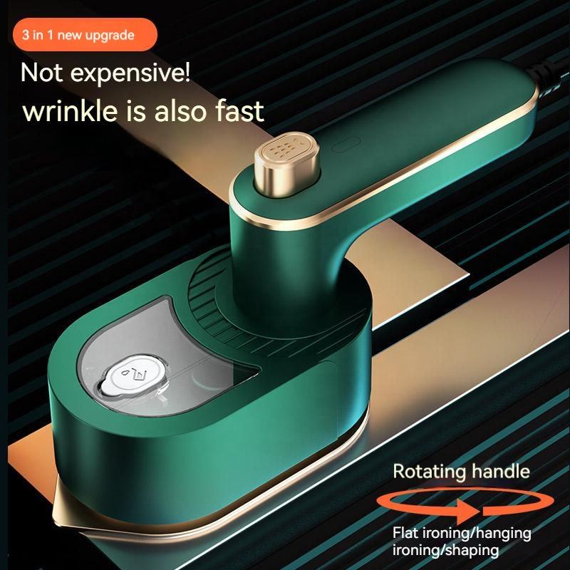Mini Rotating Steam Iron | Portable Handheld Garment Steamer