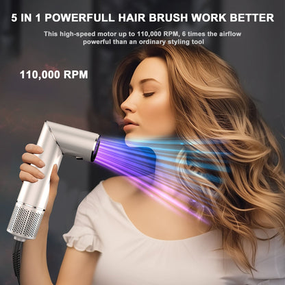 7-in-1 Air Wrap Hair Styler | Ionic Blow Dryer, Curler & Straightener