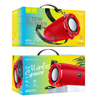 HOCO Sports BT Wireless Speaker Support Aux Modes (Available in Multi-Colors)
