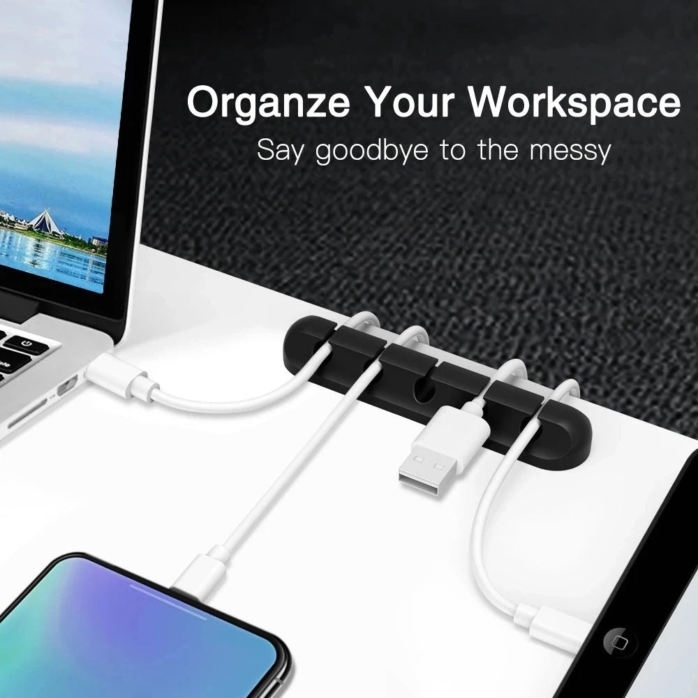 Silicone Cable Management Clamp