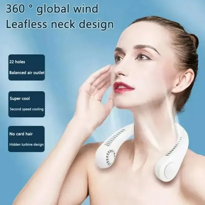 Portable Bladeless Neck Air Cooler