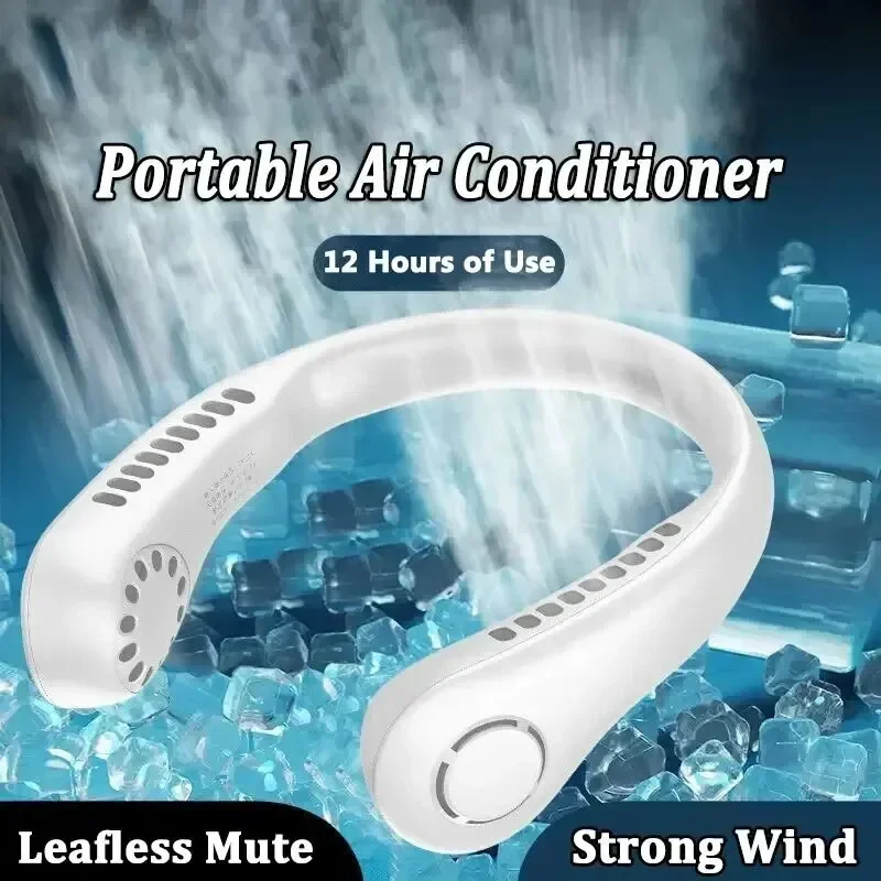 Portable Bladeless Neck Air Cooler