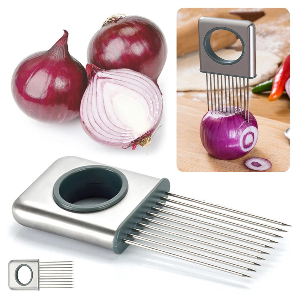 Stainless Steel Onion Cutter Holder