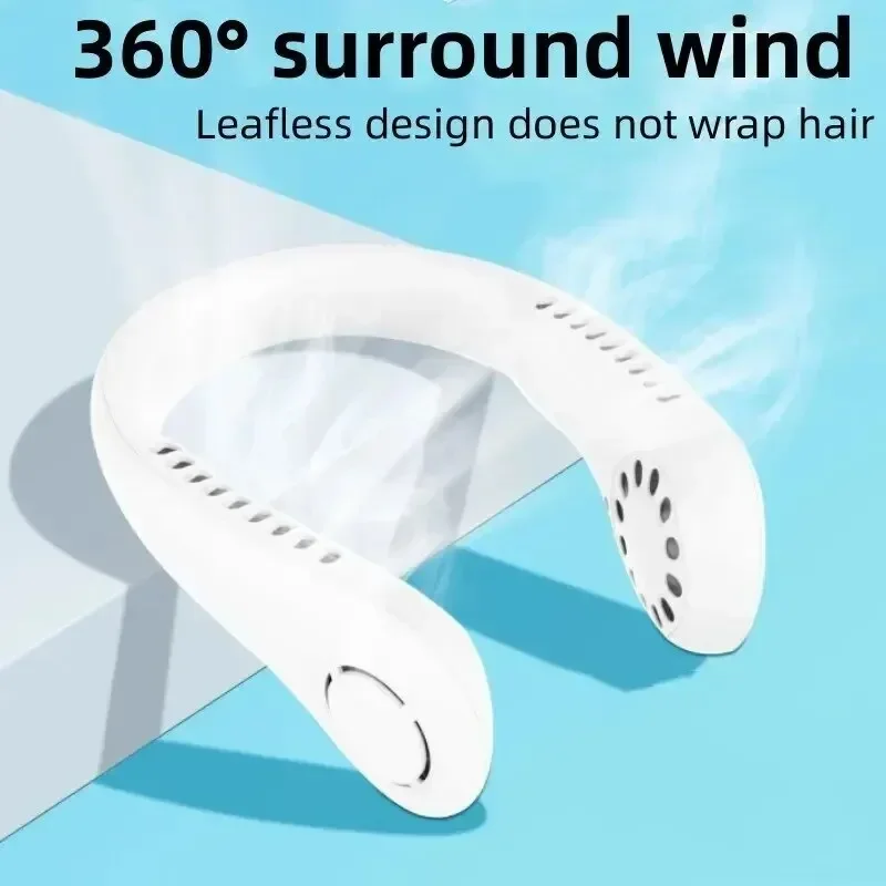 Portable Bladeless Neck Air Cooler