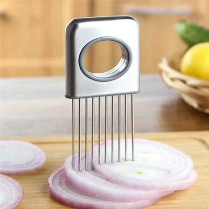 Stainless Steel Onion Cutter Holder