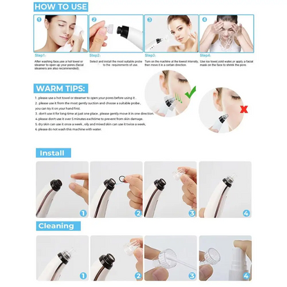 USB Rechargeable Facial Pore Cleaner