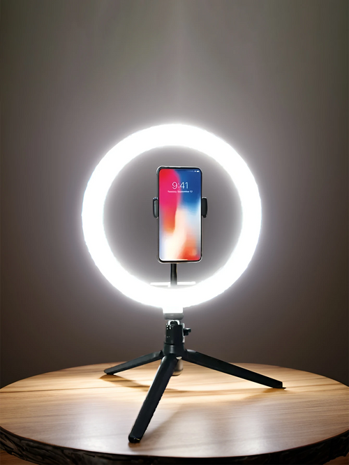 LED Ring Light | Tripod | Adjustable Lighting for Video & Makeup