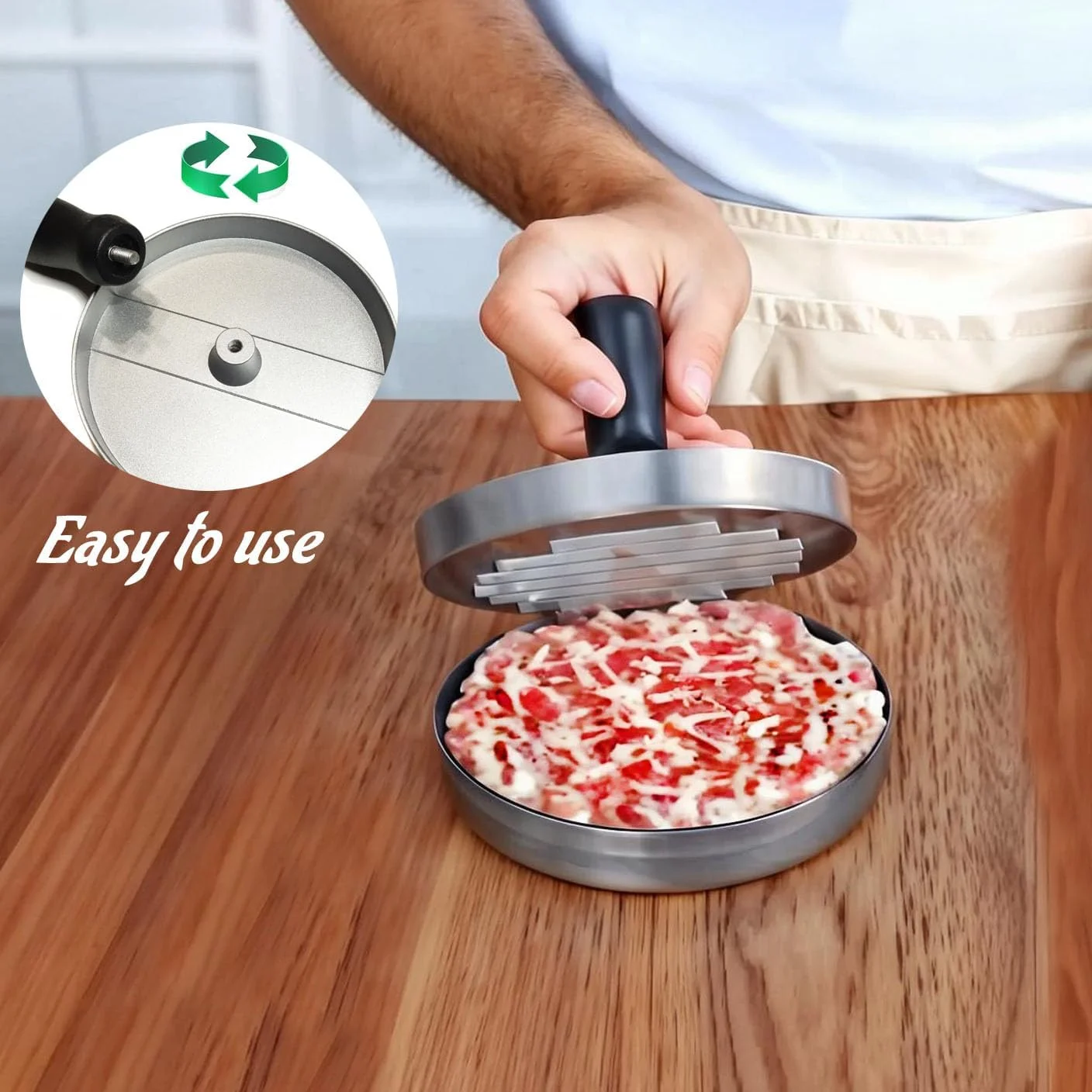 Aluminum Burger Press | Perfect Patty Maker Tool