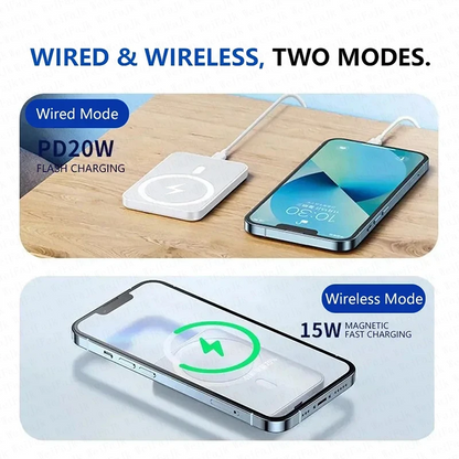 Magnetic Power Bank | Portable Fast Wireless Charger for Apple iPhone