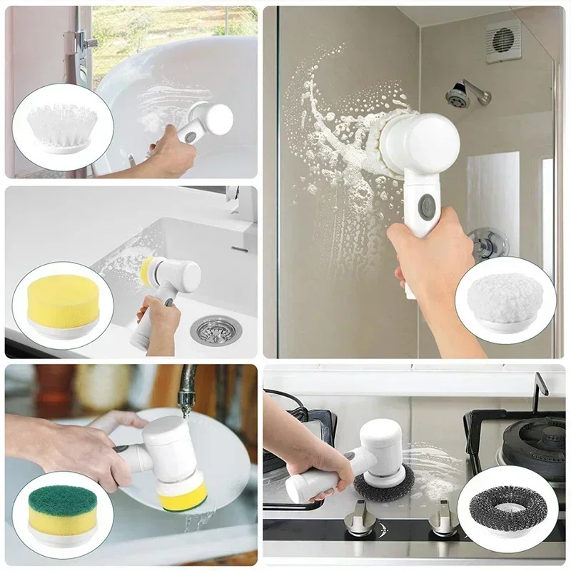 5-in-1 Cleaning Magic Electric Brush