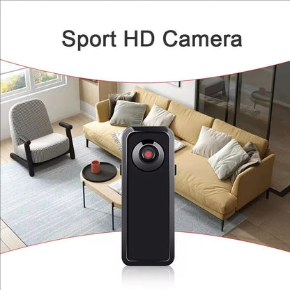 Portable Mini HD Body Cam | Nanny Cam & Security DVR | Wearable Video Recorder for Home & Office