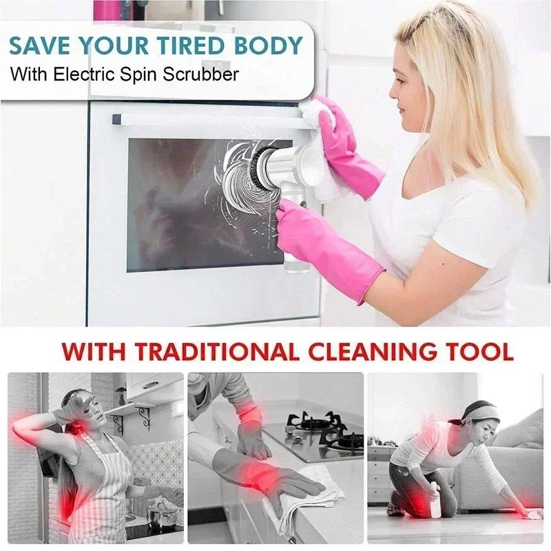 5-in-1 Cleaning Magic Electric Brush