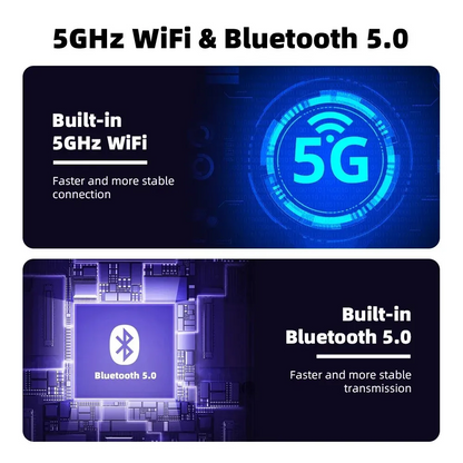 2-in-1 Wireless Auto Adapter for CarPlay and Android