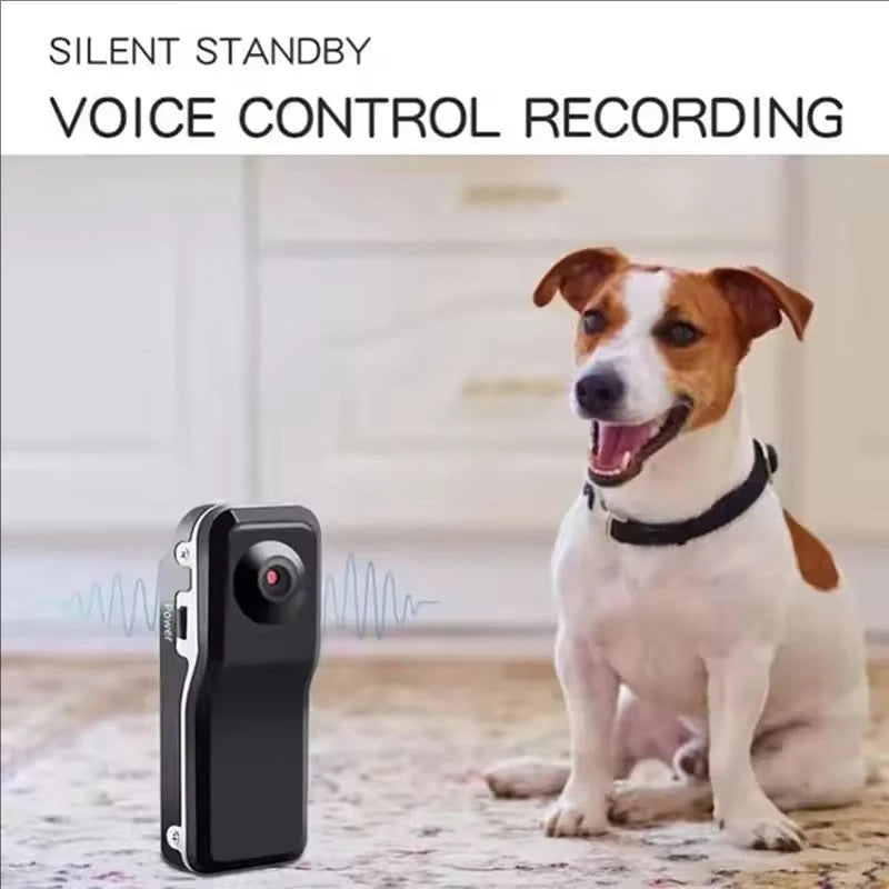 Portable Mini HD Body Cam | Nanny Cam & Security DVR | Wearable Video Recorder for Home & Office