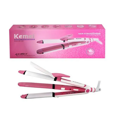3-in-1 Hair Straightener – Straighten, Curl & Volumize with One Tool