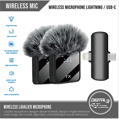 Mini Wireless Lavalier Microphone