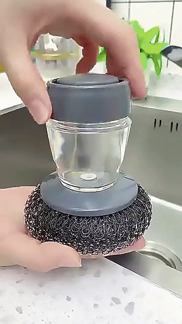 2-in-1 Soap Dispensing Washing Brush